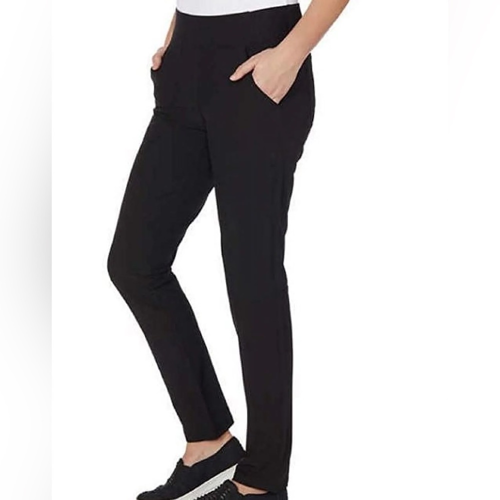 NWT Weatherproof Vintage Women's Black Ponte Slim Leg Pants